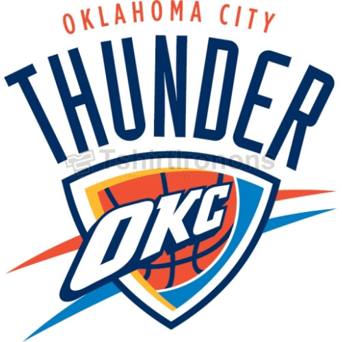 Oklahoma City Thunder T-shirts Iron On Transfers N1131 - Click Image to Close